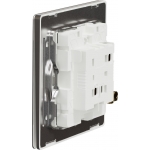 Schneider Electric UNICA X 10A 門鐘按手掣 (炫星銀) | NUX31_BP_SS